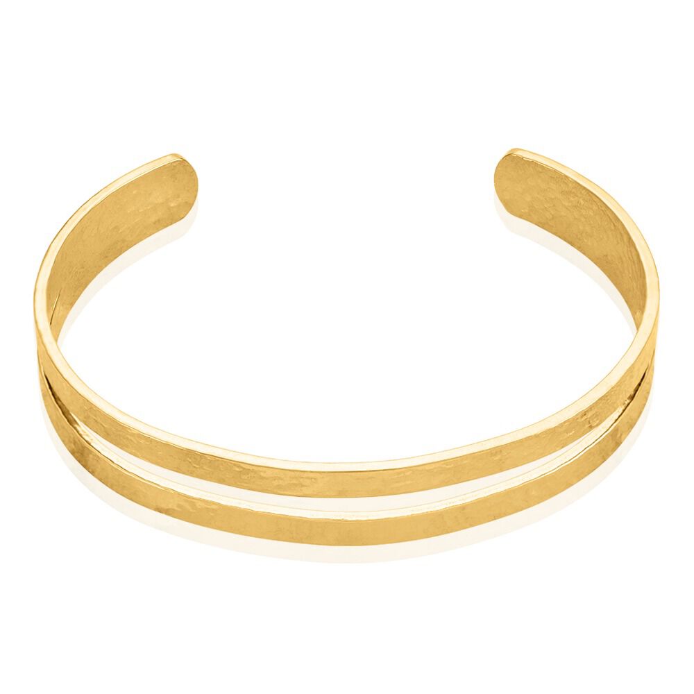 Jonc Ruka Acier Jaune - Bracelets Femme | Marc Orian