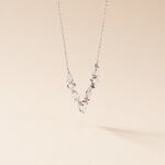 Collier Mascaret Argent Blanc Oxyde De Zirconium - Colliers avec pierres Femme | Marc Orian