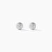 Boucles D'oreilles Puces Ayana Argent Blanc - Puces Femme | Marc Orian