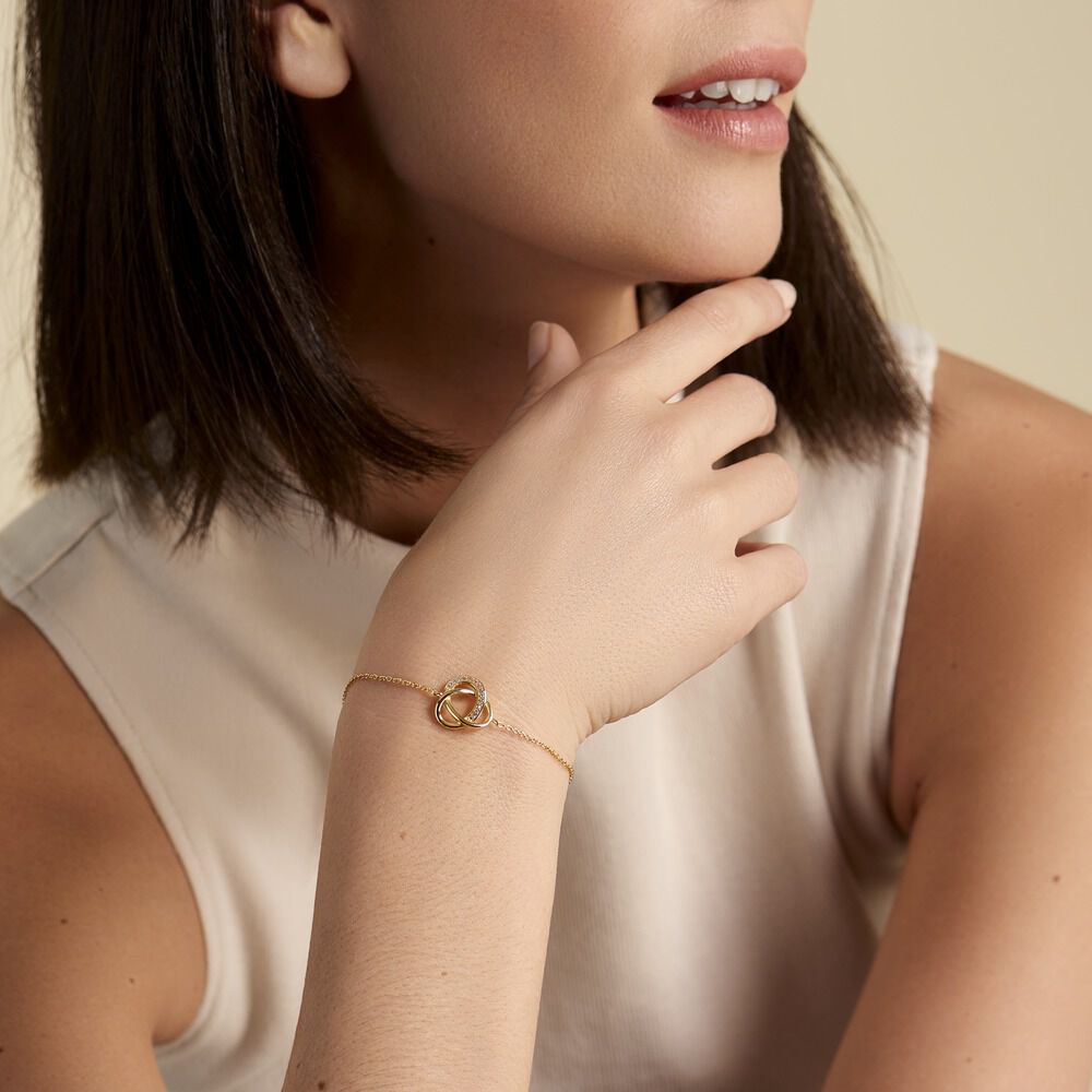 Bracelet Plaqué Or Henia Oxydes De Zirconium - Bracelets chaînes Femme | Marc Orian