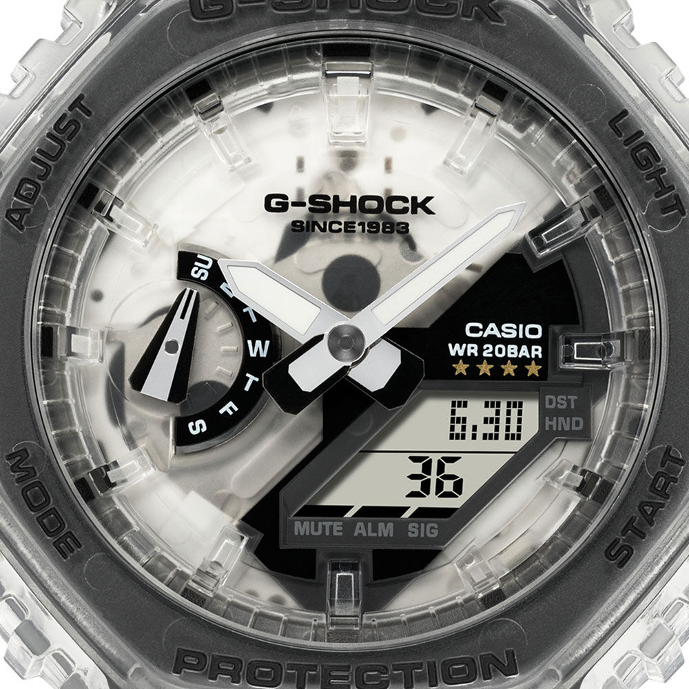 Montre Casio G-shock Bicolore Blanc / Noir - Montres &eacute;tanches Homme | Marc Orian