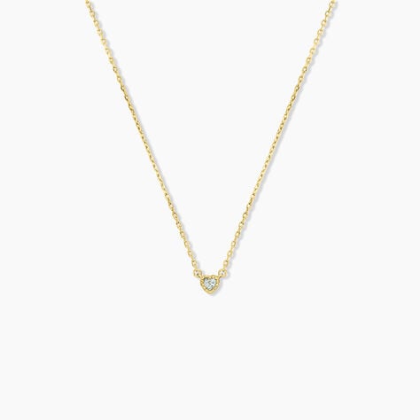 Collier Poem Argent Jaune Topaze Bleu Sky - Colliers avec pierres Femme | Marc Orian