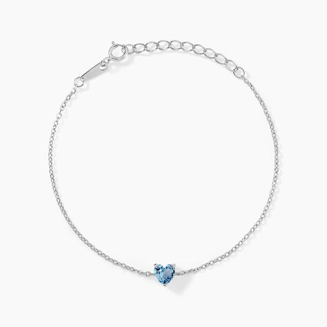 Bracelet Kelvyn Argent Blanc Oxyde De Zirconium - Bracelets chaînes Femme | Marc Orian