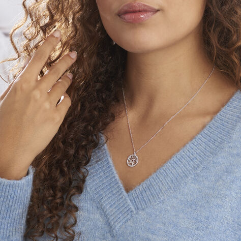 Collier Maximilian Argent Blanc Oxyde De Zirconium - Colliers Femme | Marc Orian
