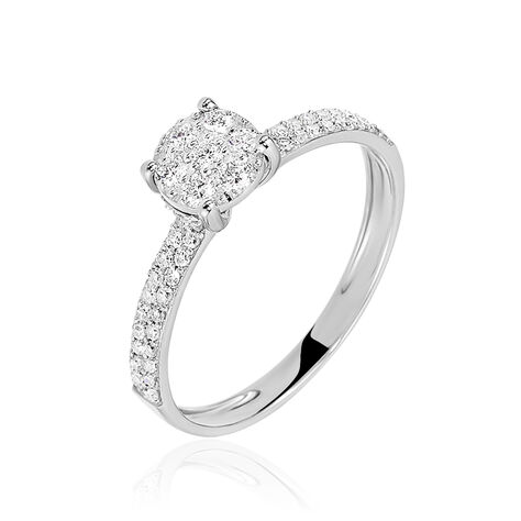 Bague Frika Or Blanc Diamant - Parure de mariage Femme | Marc Orian