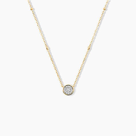 Collier Melisane Or Jaune Diamant - Colliers avec pierres Femme | Marc Orian