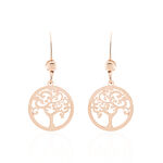 Boucles D'oreilles Pendantes Marijan Argent Rose - Pendantes Femme | Marc Orian