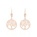 Boucles D'oreilles Pendantes Marijan Argent Rose - Pendantes Femme | Marc Orian