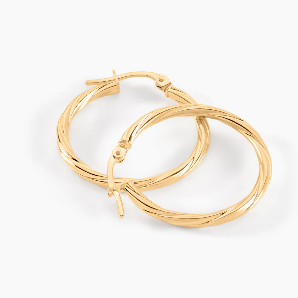 Créoles Youri Or Jaune - Créoles Femme | Marc Orian