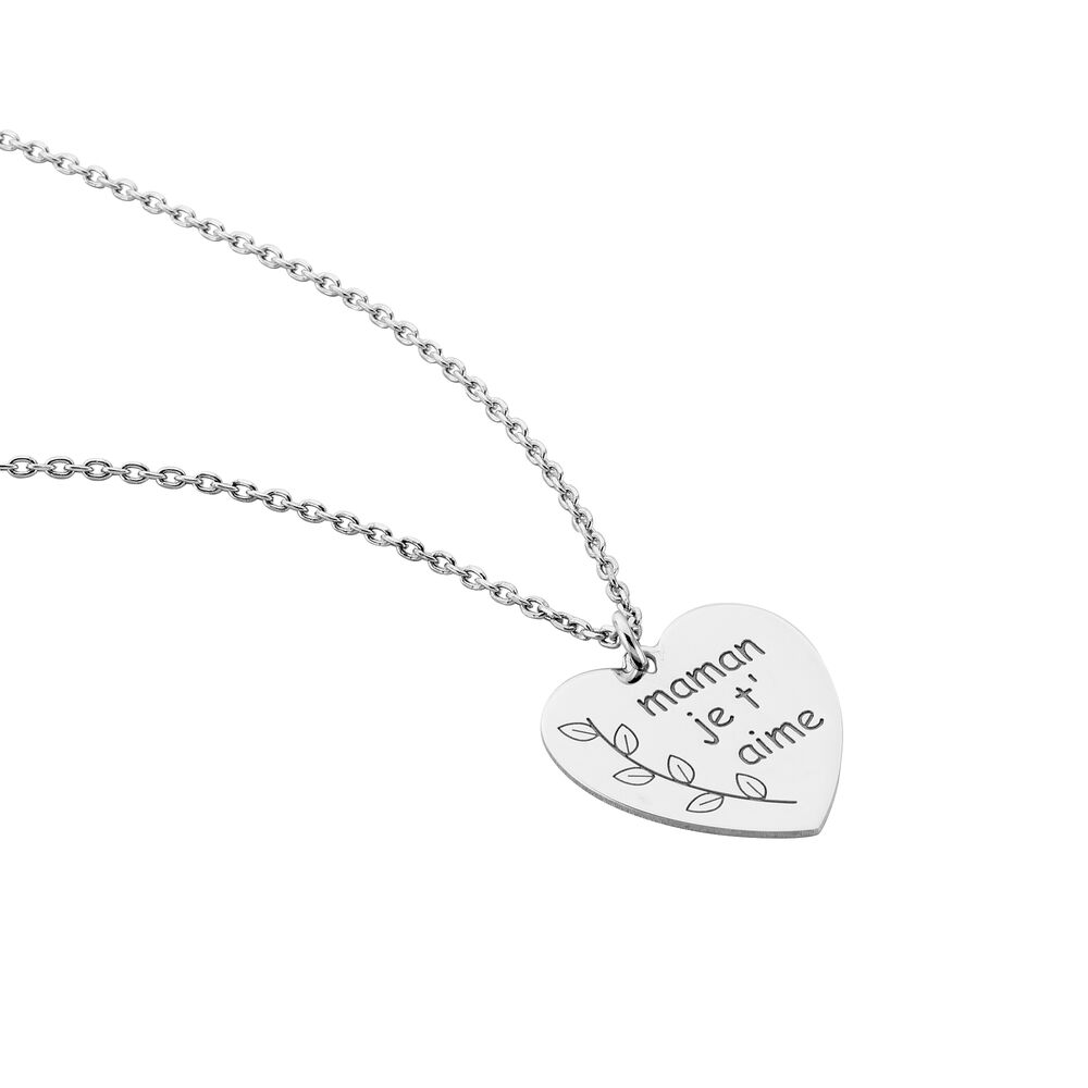 Collier Aemilia Argent Blanc - Colliers maman Femme | Marc Orian