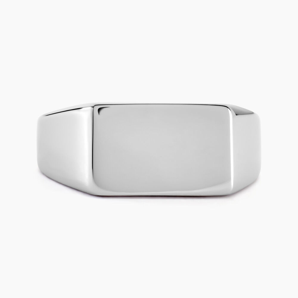 Chevalière Acier Gris Luciano - Chevalières Homme | Marc Orian
