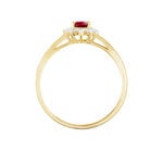 Bague Vladimir Or Jaune Rubis Diamants - Bagues vintage Femme | Marc Orian
