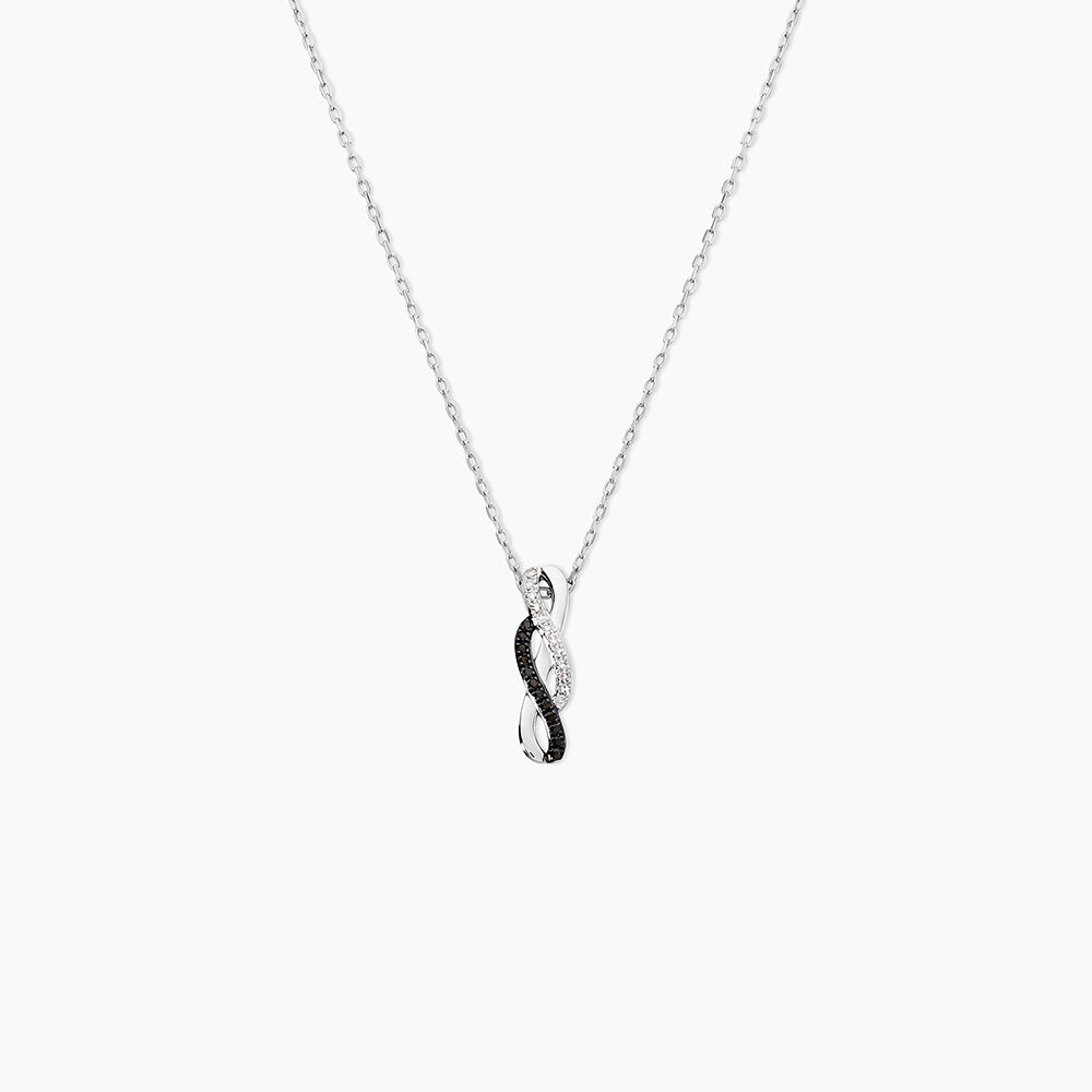 Collier Callune Or Blanc Diamant - Colliers avec pierres Femme | Marc Orian