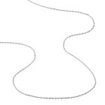 Cha&icirc;ne Igoa Maille For&ccedil;at Diamantee Or Blanc - Chaines Famille | Marc Orian