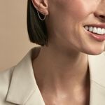 Bijou D'oreille Unitaire Klava Argent Rose Oxyde De Zirconium - Piercings d'oreilles Femme | Marc Orian