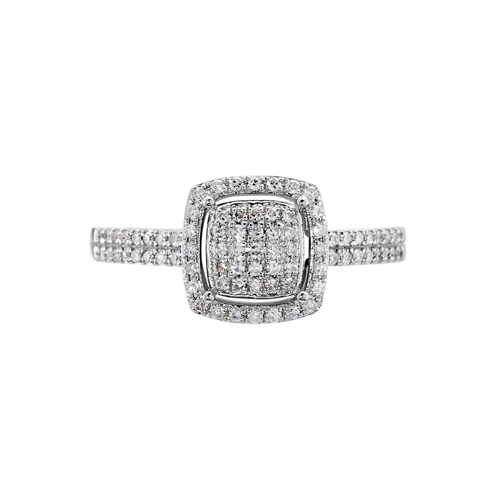 Bague Or Blanc Zuzana Diamants - Parures de mariage Femme | Marc Orian