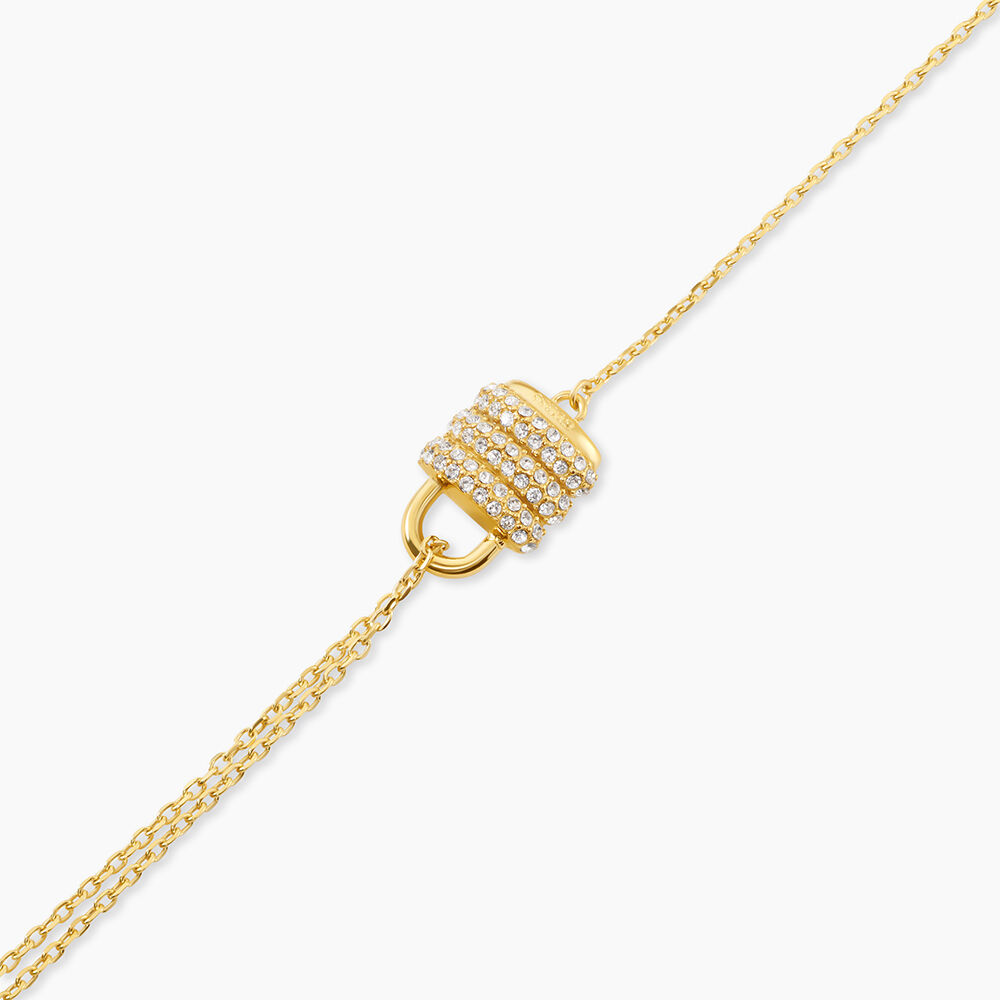 Bracelet Guess My Secret Acier Jaune Oxyde De Zirconium - Bracelets cha&icirc;nes Femme | Marc Orian