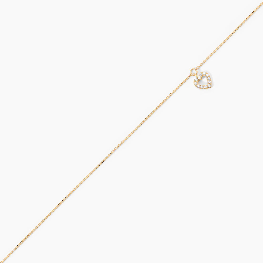 Cha&icirc;ne De Cheville Samanta Or Jaune Oxyde De Zirconium - Chaines de cheville Femme | Marc Orian