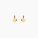 Boucles D'oreilles Pendantes Or Jaune Marie Lou Oxyde De Zirconium - Pendantes Enfant | Marc Orian