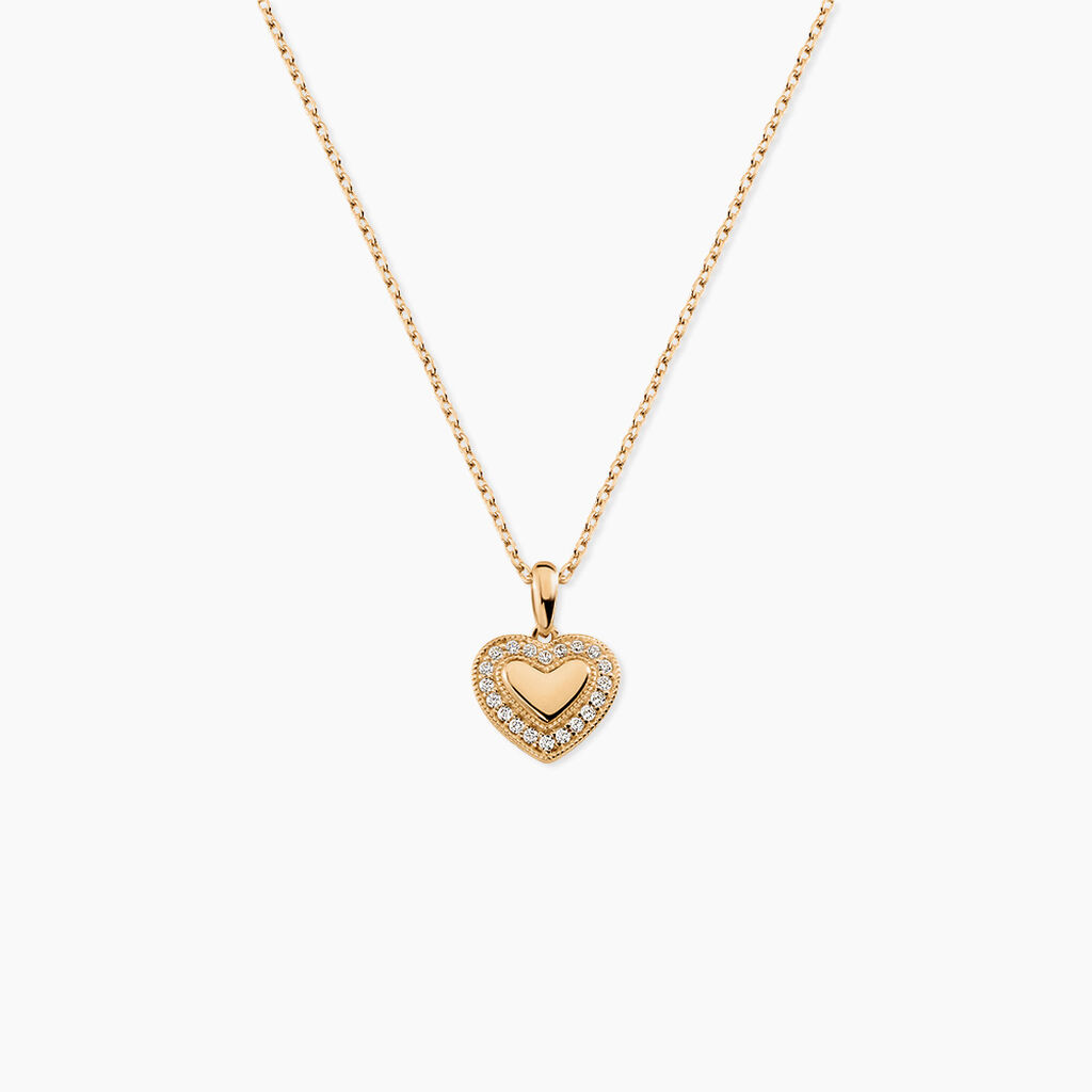 Collier Plaqu&eacute; Or Jaime Oxydes De Zirconium - Colliers avec pierres Femme | Marc Orian
