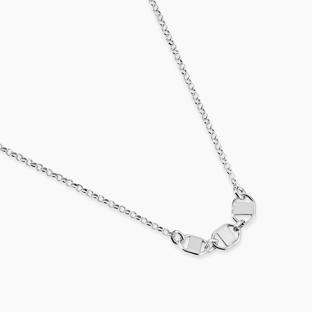 Collier Nissa Argent Blanc - Colliers fantaisie Femme | Marc Orian