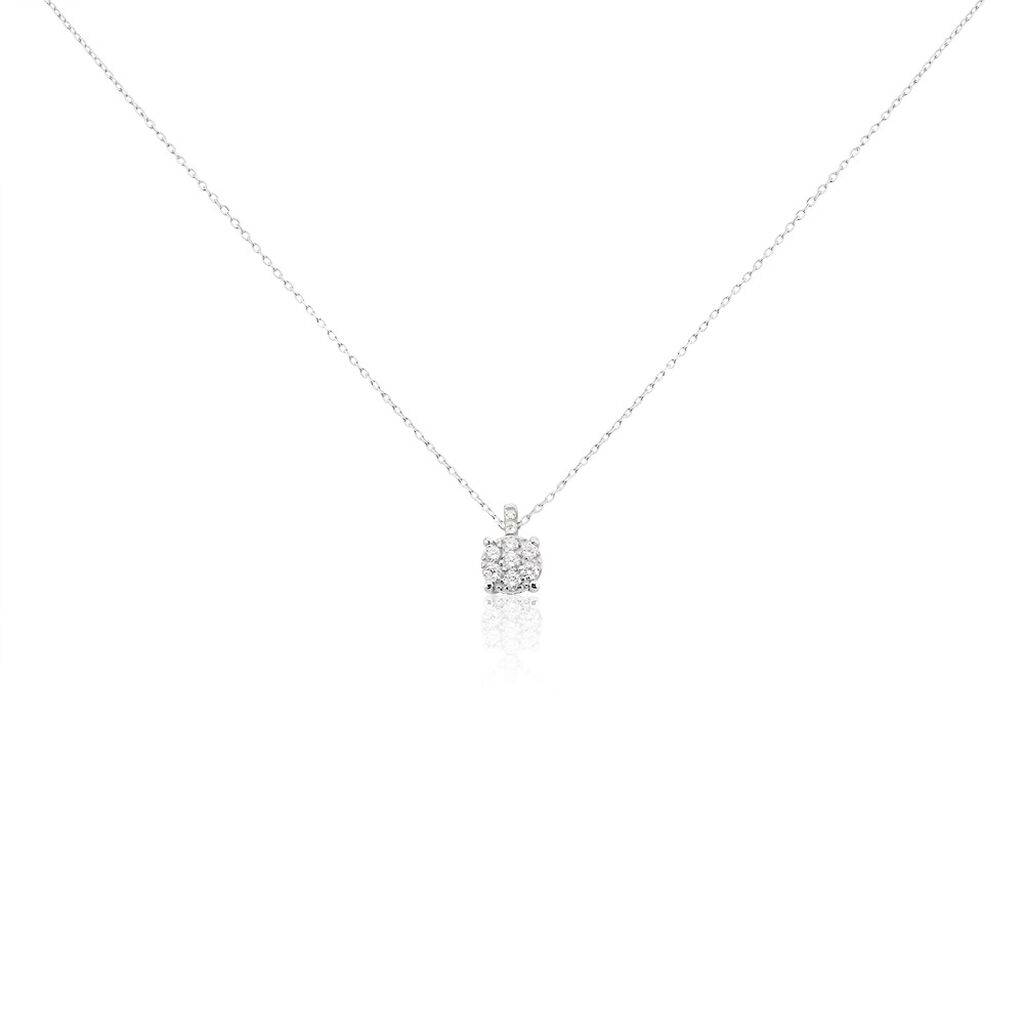 Collier Kate Or Blanc Diamant - Colliers avec pierres Femme | Marc Orian