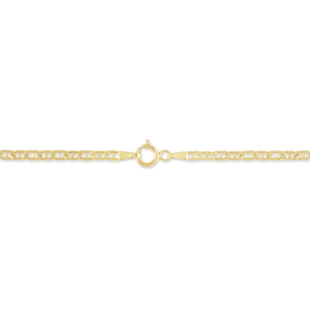 Bracelet Capucin Or Jaune Maille Marine Plate - Bracelets mailles Femme | Marc Orian
