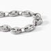 Bracelet Carrus Maille Grain De Cafe Argent Blanc - Bracelets mailles Homme | Marc Orian