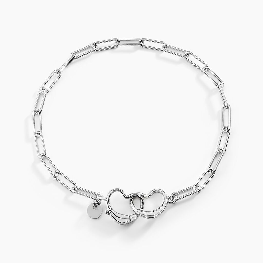 Bracelet Allyce Argent Blanc - Bracelets chaînes Femme | Marc Orian