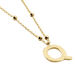 Collier Plaqué Or Jaune Lettra - Colliers fantaisie Femme | Marc Orian