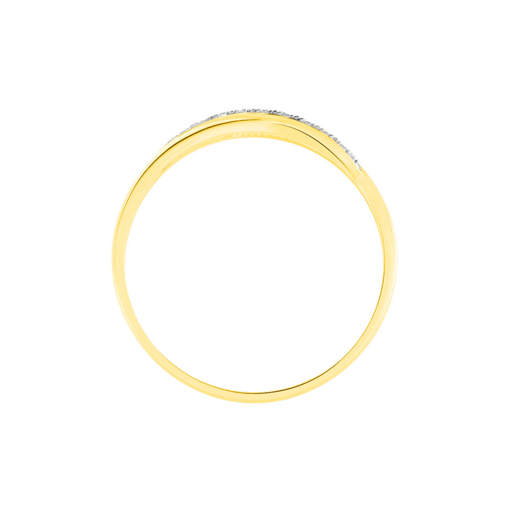 Bague Or Jaune Iolanthe Diamants - Bagues pierres précieuses Femme | Marc Orian