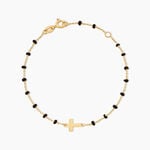Bracelet Krystle Argent Dor&eacute; A L'Or 750/1000 - Bracelets cha&icirc;nes Femme | Marc Orian
