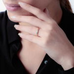 Alliance Hippolyne Or Jaune Diamant - Alliances avec pierres Femme | Marc Orian