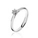 Bague Solitaire Veronika Or Blanc Diamant - Bagues Solitaire Femme | Marc Orian