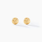 Boucles D'oreilles Puces Bernia Or Jaune - Puces Femme | Marc Orian