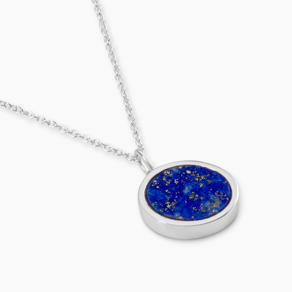 Collier Franzine Argent Blanc Lapis Lazulis - Colliers avec pierres Femme | Marc Orian
