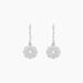 Boucles D'oreilles Pendantes Lynne Argent Blanc - Pendantes Femme | Marc Orian