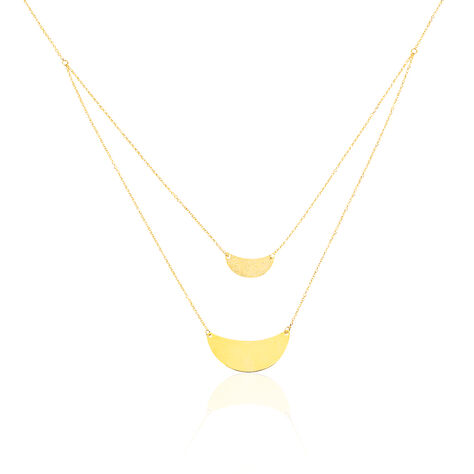 Collier Mah Or Jaune - Colliers multirangs Femme | Marc Orian