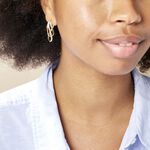 Cr&eacute;oles Hilharriette Or Jaune Strass - Cr&eacute;oles Femme | Marc Orian