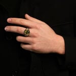 Chevali&egrave;re Jourdan Edom Acier Argent&eacute; - Bijoux fantaisie Homme | Marc Orian