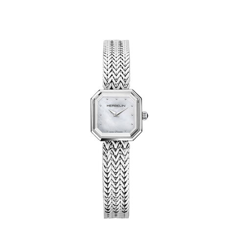 Montre Herbelin Octogone Nacre Blanche - Montres &eacute;tanches Femme | Marc Orian