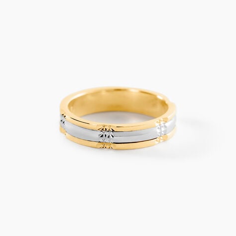 Alliance Marvin Demi Jonc Classique Or Bicolore - Alliances duo Unisex | Marc Orian