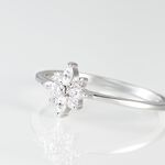 Bague Eclat Argent Blanc Oxyde De Zirconium - Bijoux fantaisie Femme | Marc Orian