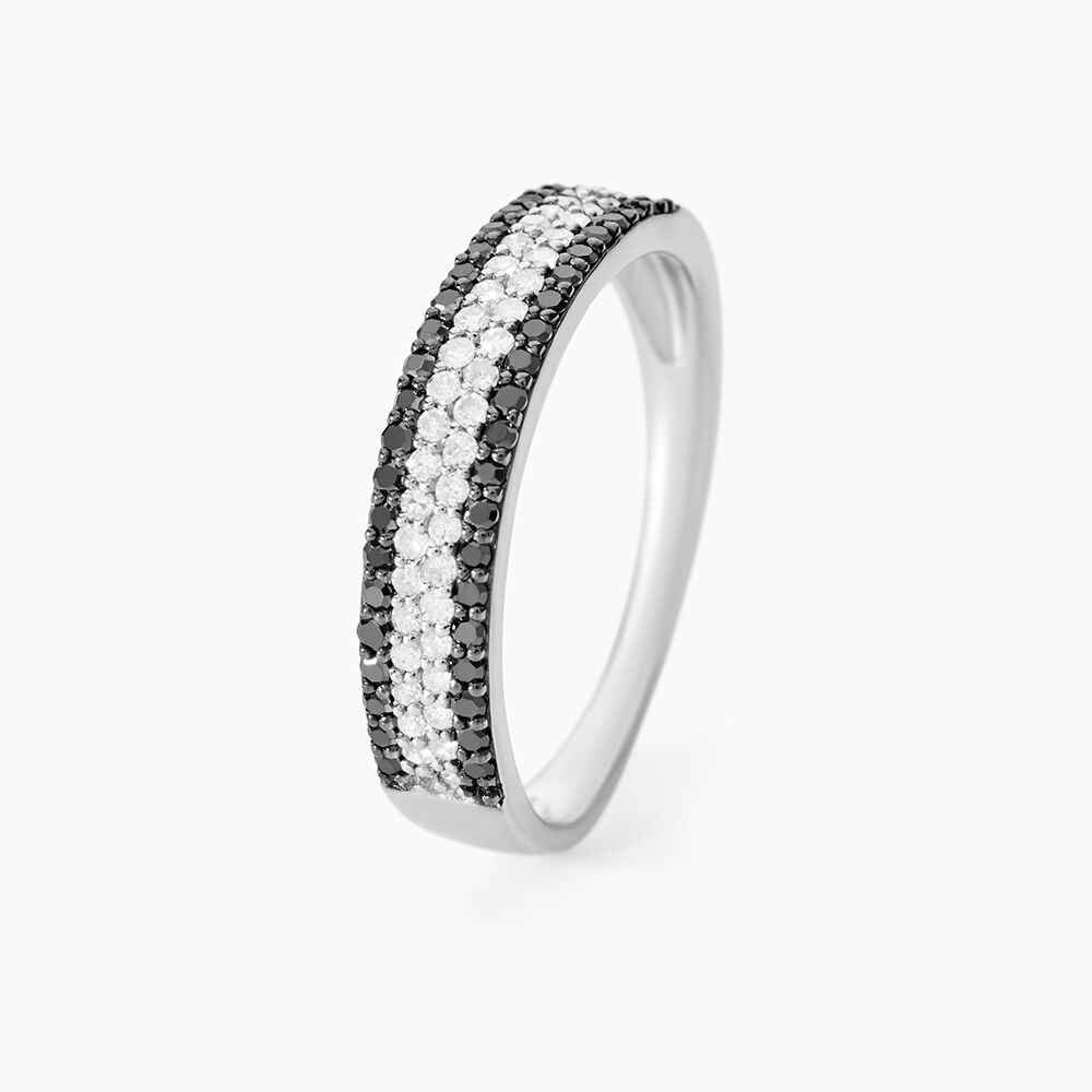 Bague Maissara Or Blanc Diamant - Bagues pierres pr&eacute;cieuses Femme | Marc Orian
