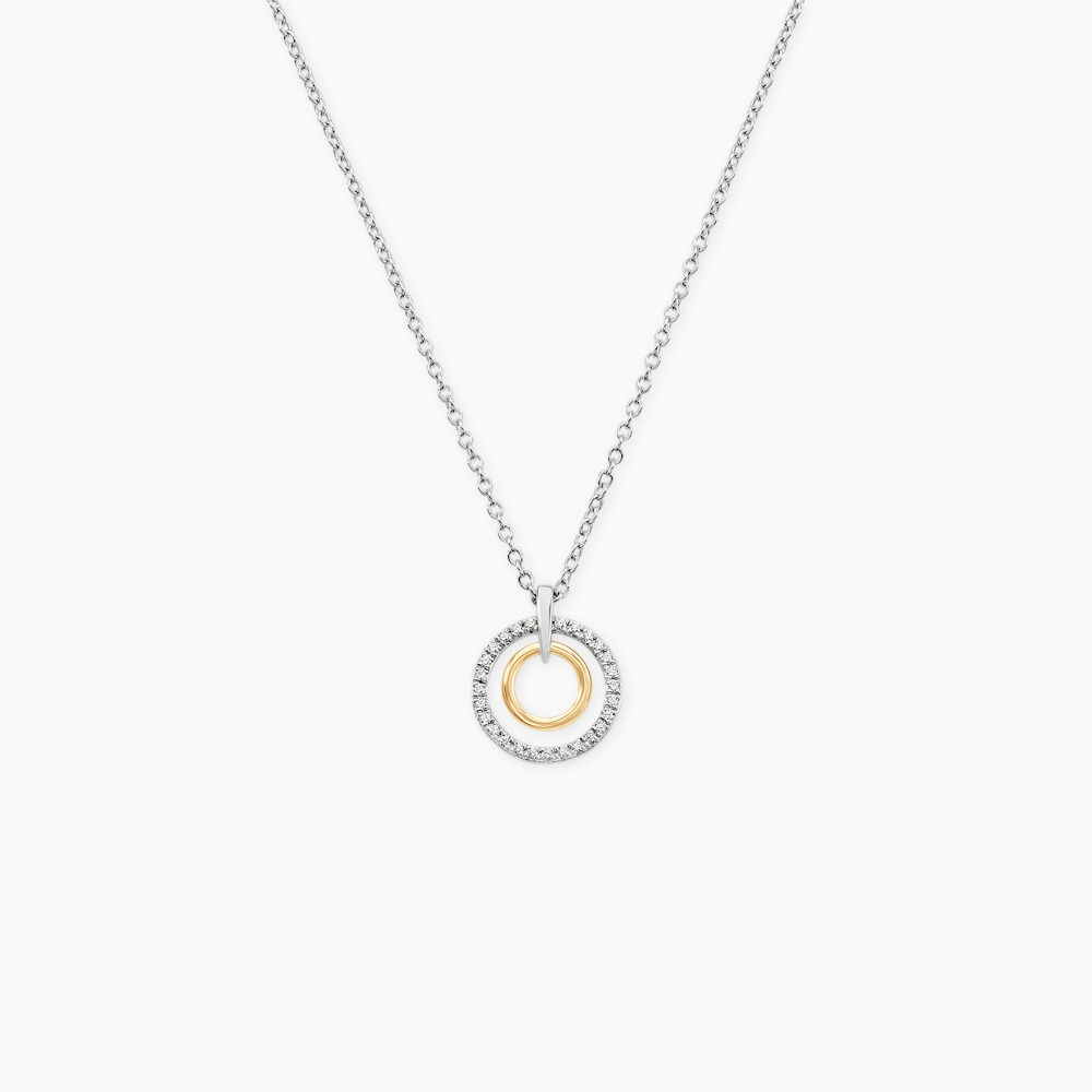Collier Swane Or Jaune Oxyde De Zirconium - Nouveautés Femme | Marc Orian