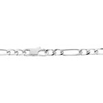 Bracelet Identit&eacute; Vila Argent Blanc - Gourmettes Femme | Marc Orian