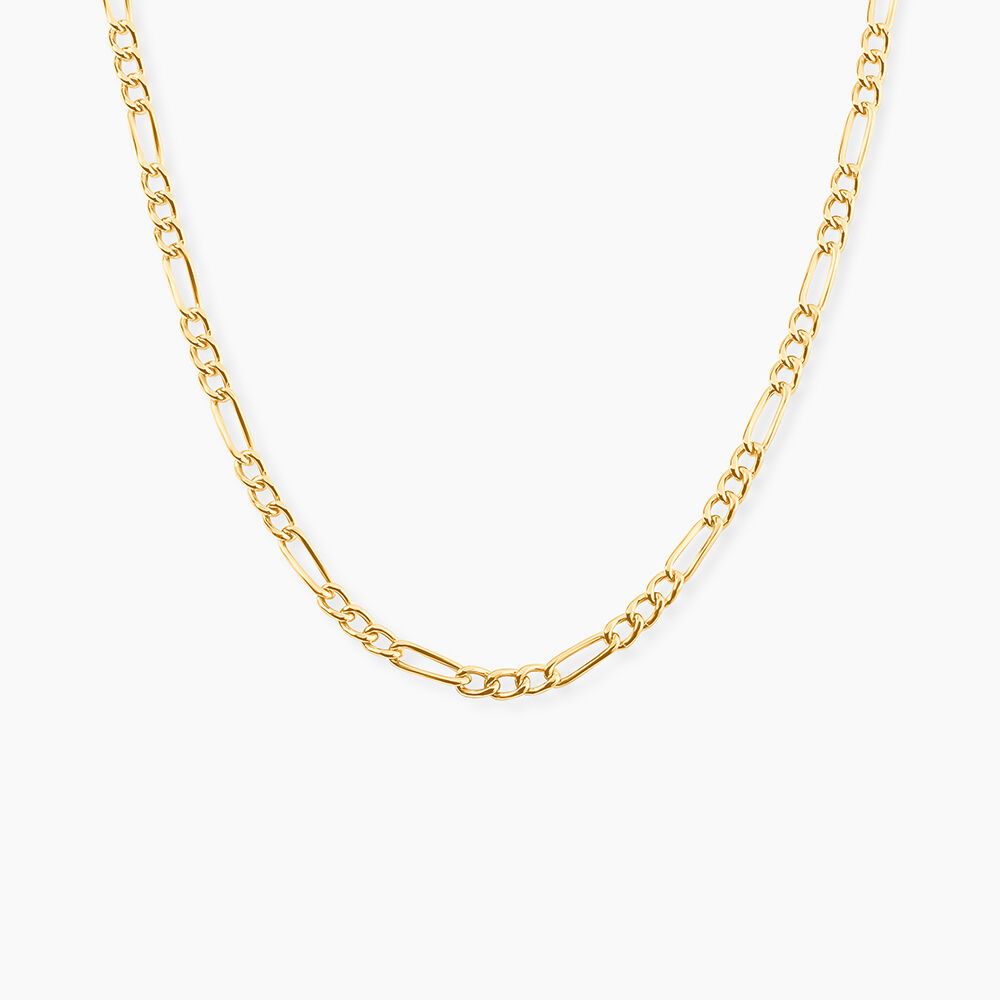 Chaîne Cameo Maille Alternee 1/3 Or Jaune - Chaines Femme | Marc Orian