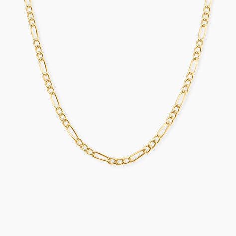Chaîne Cameo Maille Alternee 1/3 Or Jaune - Chaines Femme | Marc Orian
