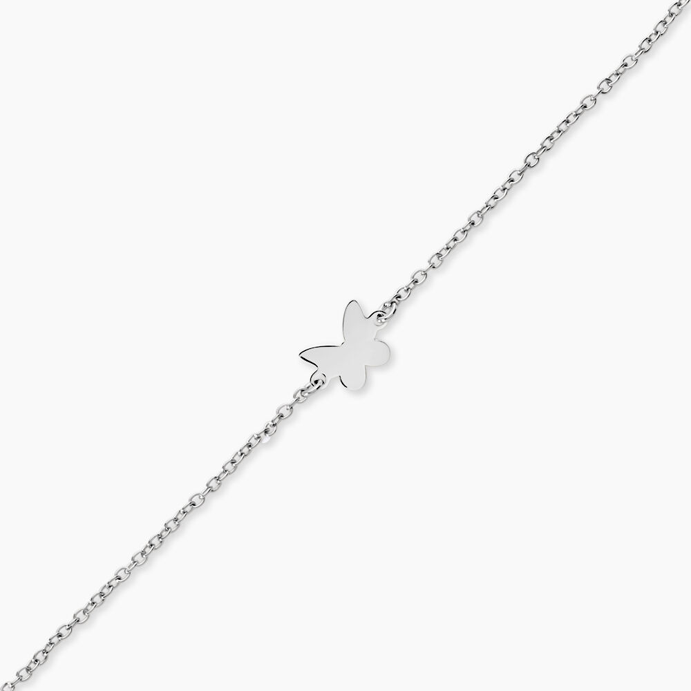 Bracelet Papilio Argent Blanc - Bracelets fantaisie Femme | Marc Orian