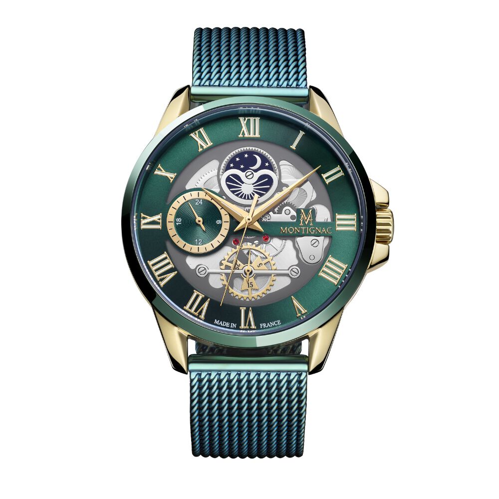 Montre Montignac Round Bleu - Montres étanches Homme | Marc Orian